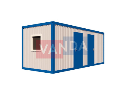 Блок-контейнер офисный, двухкомнатный №2 (вариант 2)